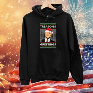 Joe Biden Santa treason’s greetings Ugly Christmas Hoodie T-shirt