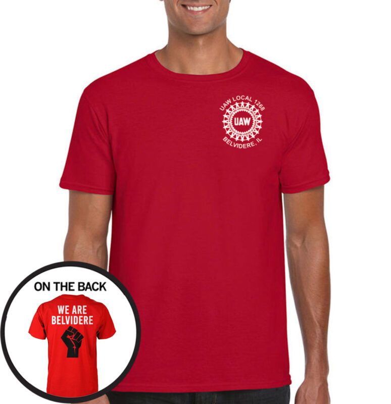 Joe Biden Uaw Local 1268 Belvidere IL T-Shirt