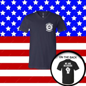 Joe Biden Uaw Local 1268 Belvidere IL V-Neck Shirts