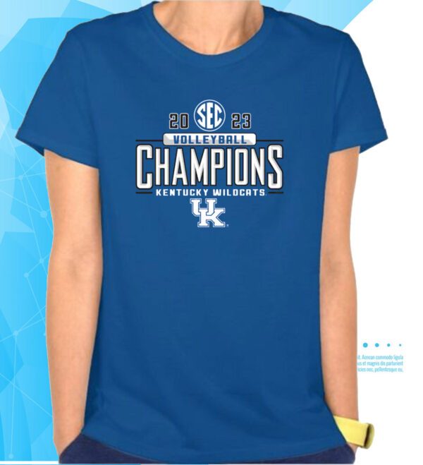 Kentucky Wildcats 2023 Sec Women’s Volleyball Regular Season Champions Locker Room SweatShirts