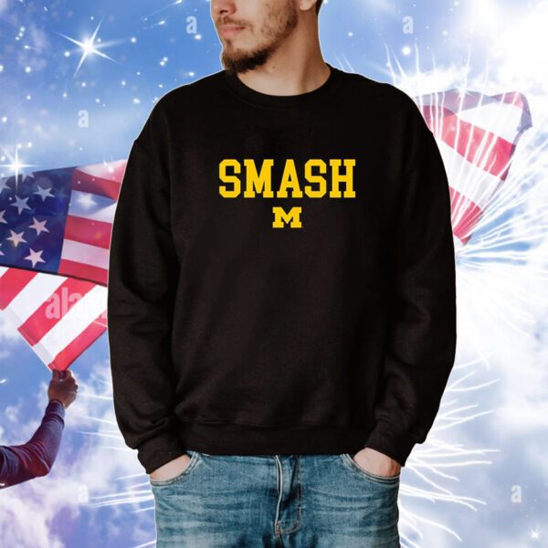 Michigan Football Smash Hoodie TShirts