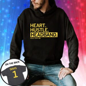 Molly Davis Heart. Hustle. Headband Hoodie