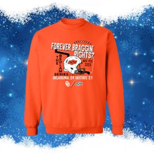 Orange Oklahoma State Cowboys vs Oklahoma Sooners 2023 Bedlam Score Hoodie Tee Shirt