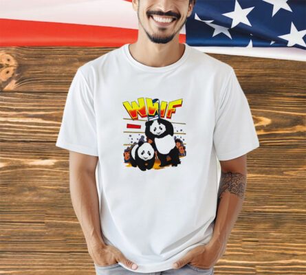 Panda WWF Wrestling funny shirt
