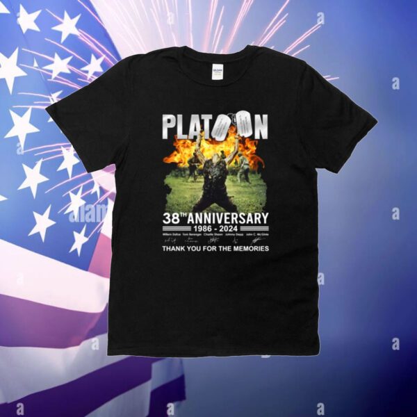 Platoon 38th Anniversary 1986 – 2024 Thank You For The Memories SweatShirts