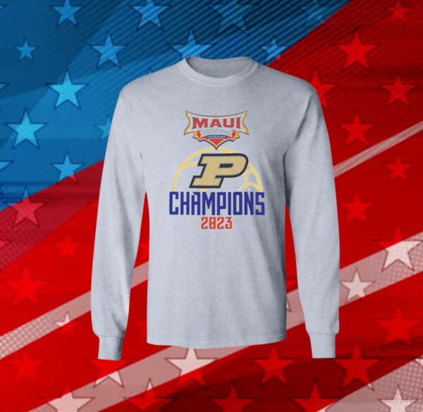 Purdue Maui Invitational Champions 2023 Long Sleeve TShirts