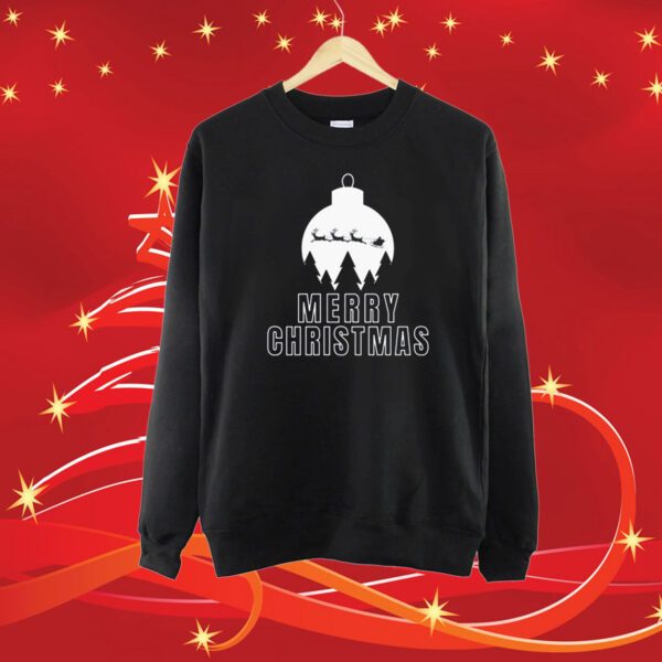 Red & White Simple Merry Christmas SweatShirt