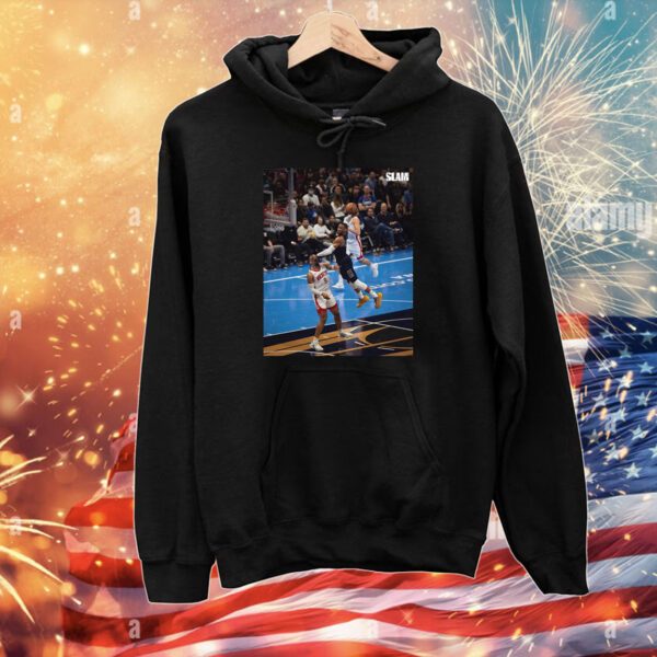 Russell Westbrook Dunk Covered Dillon Brooks Whole Face Hoodie Shirt