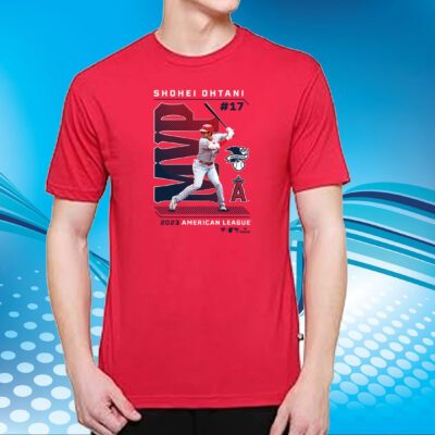 Shohei Ohtani Los Angeles Angels Fanatics Branded 2023 Al Mvp Hoodie T-Shirt