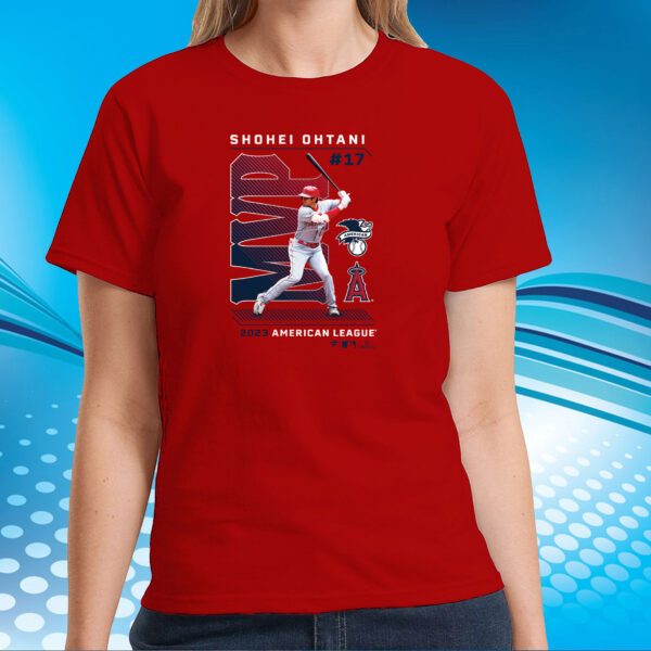 Shohei Ohtani Los Angeles Angels Fanatics Branded 2023 Al Mvp Hoodie T-Shirts
