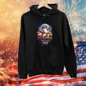 Snoopy Christmas Begins With Christ Hoodie Shirt