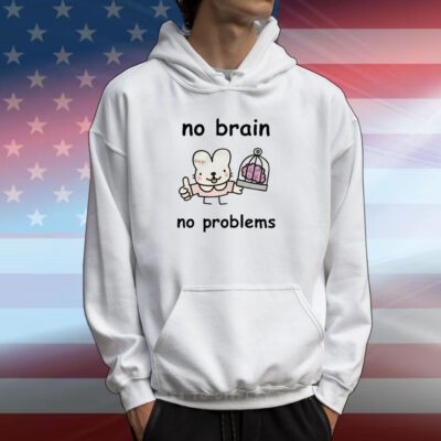 Stinkykatie No Brain No Problems Hoodie Shirt