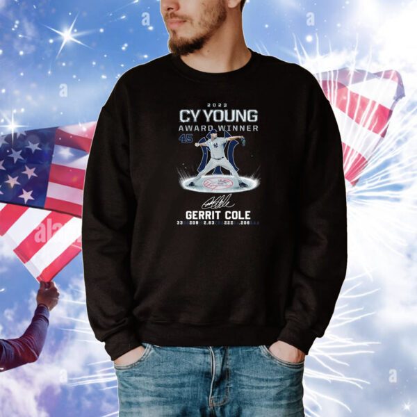 The 2023 AL Cy Young Award Winner Is Gerrit Cole Hoodie Shirts