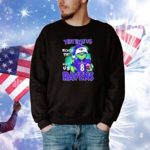 The Grinch they hate us because they ain’t us Baltimore Ravens 2023 Hoodie shirts