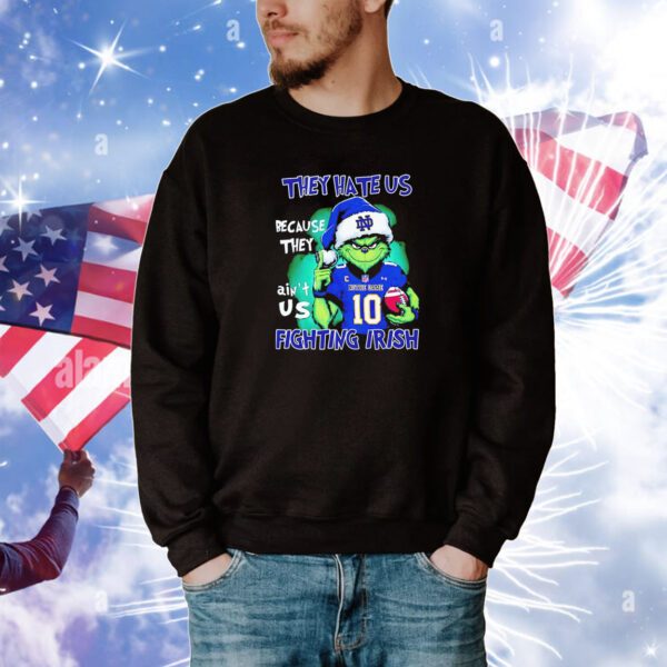 The Grinch they hate us because they ain’t us Fighting Irish Hoodie shirts