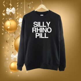 Tisakorean Silly Rhino Pill Hooded SweatShirt