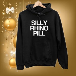 Tisakorean Silly Rhino Pill Hooded SweatShirt