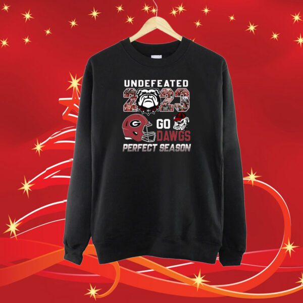 Undefeated 2023 Georgia Bulldogs Go Dawgs Perfect Season SweatShirt