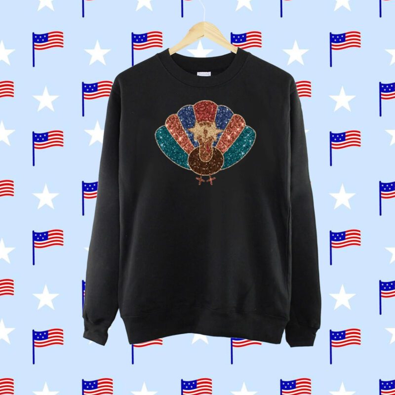 Vintage Turkey Thanksgiving Print Casual SweatShirt