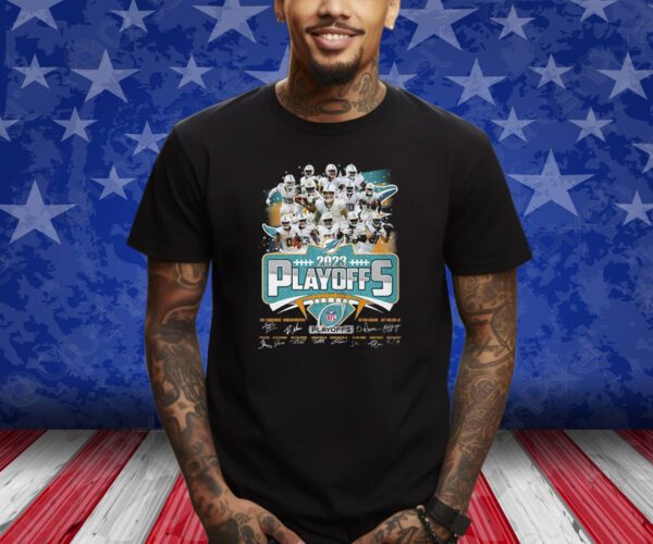 Miami Dolphins 2023 Playoffs Signature Shirts