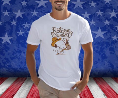 Snoopy Posters Ride Em Cowboy Snoopy Shirts