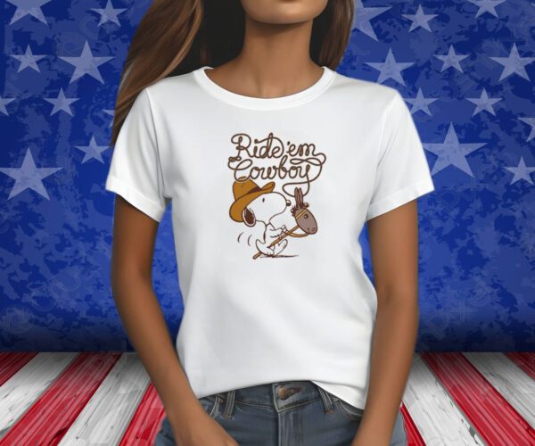 Snoopy Posters Ride Em Cowboy Snoopy Shirts