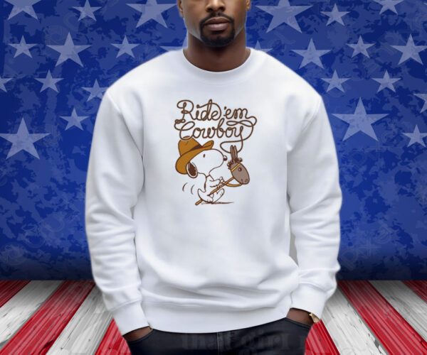 Snoopy Posters Ride Em Cowboy Snoopy Shirts