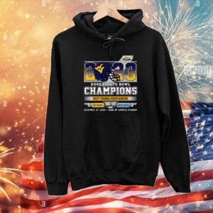 2023 Duke’s Mayo Bowl Champions West Virginia Mountaineers 30 – 10 North Carolina December 27, 2023 Bank Of America Stadium T-Shirts