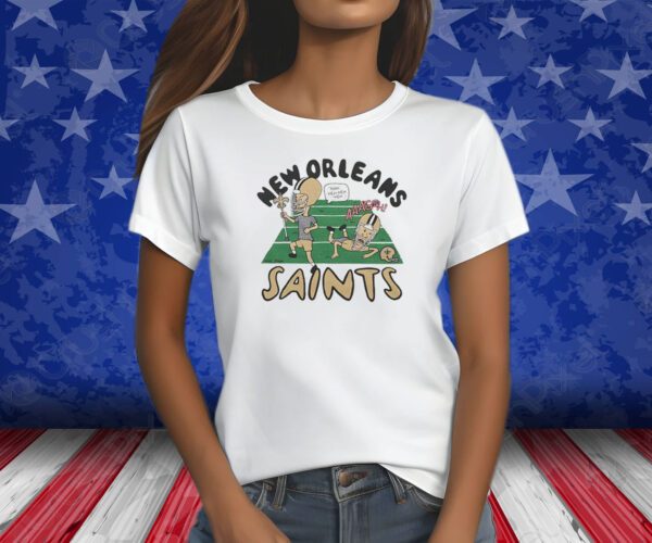 Beavis And Butt-Head X New Orleans Saints Yeah T-Shirt