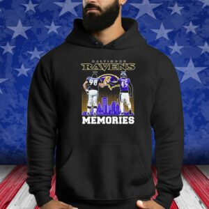 Tony Siragusa And Jaylon Ferguson Baltimore Ravens Memories Signatures Shirt