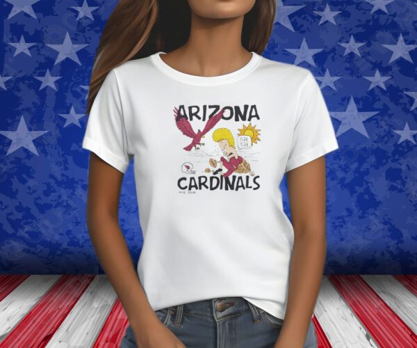 Beavis And Butt-Head X Arizona Cardinals Fire Fire T-Shirt