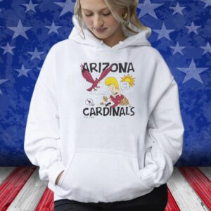 Beavis And Butt-Head X Arizona Cardinals Fire Fire T-Shirt