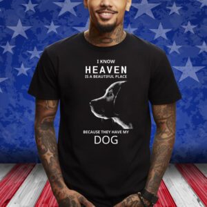 Keanu Reeves I Know Heaven Is A Beautiful Place Because They Have My Dog Shirts