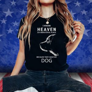 Keanu Reeves I Know Heaven Is A Beautiful Place Because They Have My Dog Shirts