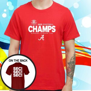 Alabama Crimson Tide 2023 SEC Football Conference Champions Merch SweatShirt