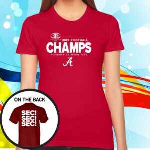 Alabama Crimson Tide 2023 SEC Football Conference Champions Merch SweatShirts