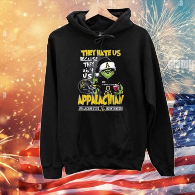 Appalachian State Mountaineers Grinch Hate Us T-Shirts