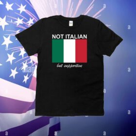 Big Cat Not Italian But Supportive T-Shirt