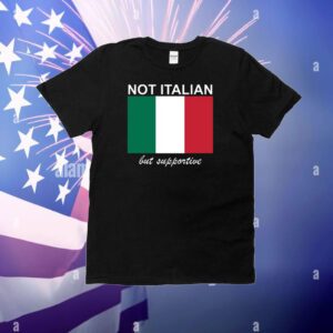 Big Cat Not Italian But Supportive T-Shirt