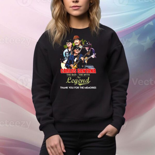 Carlos Santana The Man – The Myth – The Legend Thank You For The Memories SweatShirt