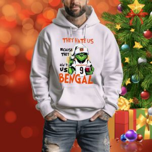 Cincinnati Bengals Grinch Joe Burrow They Hate Us Because Ain’t Us Nfl Christmas Sweater