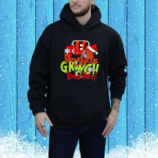 Cincinnati Bengals The Bengals Grinch lives here football Christmas Sweater