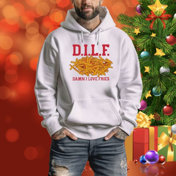Dilf Damn I Love Fries Sweater