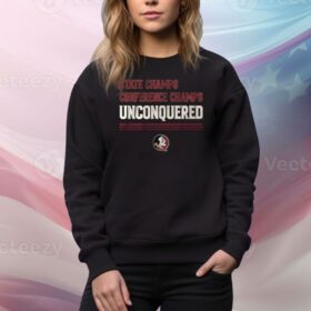 FSU Football Unconquered State & Conference Champs SweatShirt