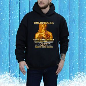 Goldfinger 60th Anniversary 1964 – 2024 Sean Connery And Honor Blackman Thank You For The Memories Sweater