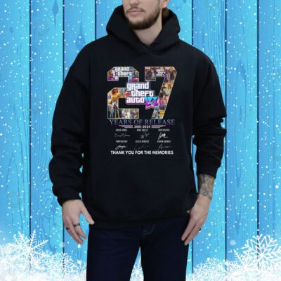 Grand Theft Auto VI 27 Years Of Release 2001 – 2024 Thank You For The Memories Sweater