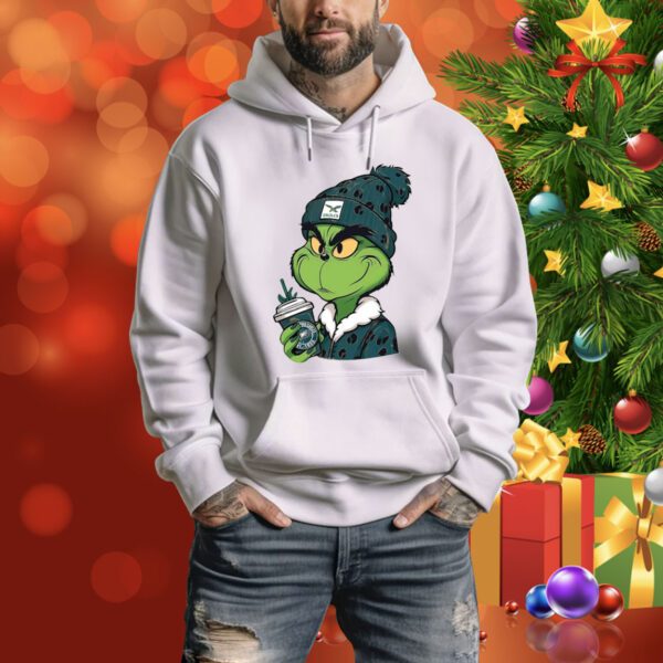 Grinch Boujee Philadelphia Christmas, Grinch Leopard Eagles Sweater