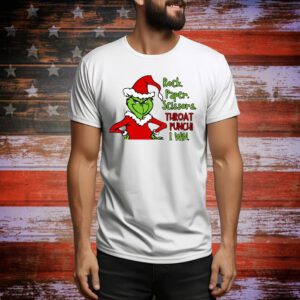 rinch Rock Paper Scissor Throat Punch I Win Christmas Grinch SweatShirts