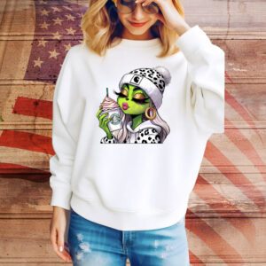 Grinchmas blend leopard retro Sweatshirt