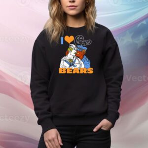I Love Chicago Bears SweatShirt